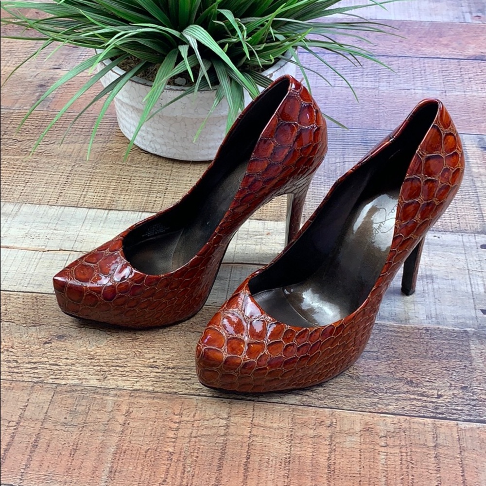 Jessica Simpson Python Heels! - Picture 2 of 6